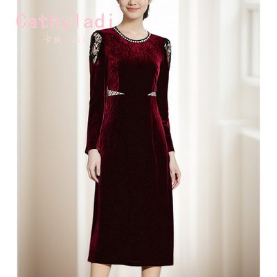 CATHYLADI优雅小香风气质连衣裙