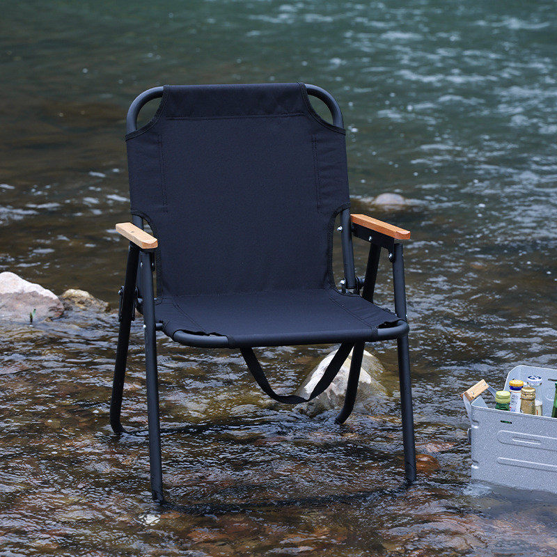户外露营圆管折叠椅户外营地露营野营折叠椅子钓鱼椅沙滩椅