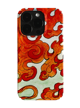 红色复古祥云艺术小众适用高级感卡通iPhone16pro+苹果15promax菲林手机壳新款13/1214proVIVO90