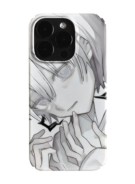 白色少女二次元潮流Y2K艺术小众适用高级感卡通iPhone14pro+苹果15promax菲林手机壳新款13/12VIVO100