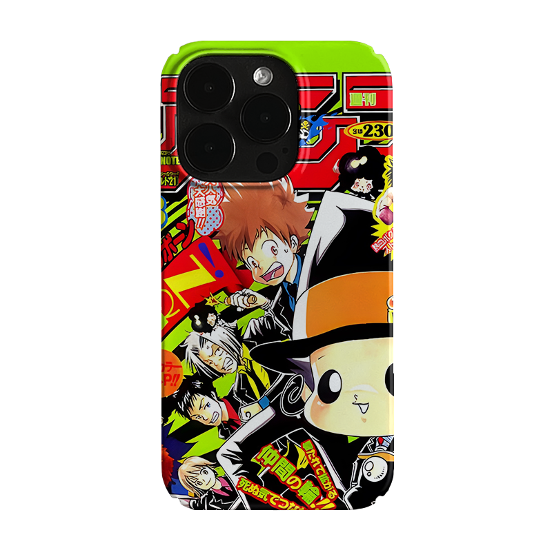 家庭教师动漫复古艺术潮流小众适用高级感卡通iPhone14pro+苹果15promax菲林手机壳新款13/12