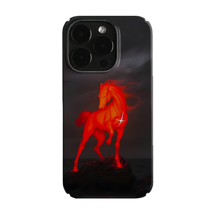 火焰小马艺术小众适用高级感卡通iPhone16pro+苹果15promax菲林手机壳新款13/1214proVIVO90
