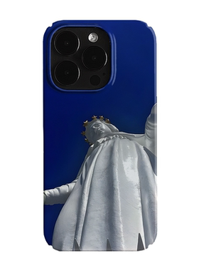 蓝色救赎Y2K潮流复古艺术小众适用高级感卡通iPhone14pro+苹果15promax菲林手机壳新款13/12荣耀100