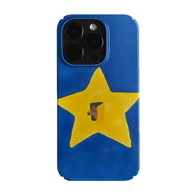 星星小熊潮流艺术小众适用高级感卡通iPhone14pro+苹果15promax菲林手机壳新款13/12VIVO90