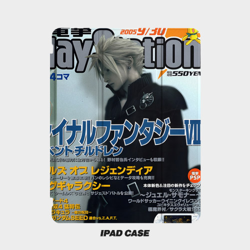 日版杂志风艺术ins小众适用平板壳iPad7/8/9/10壳2020带笔槽Air2/3/4/5苹果2021第九代11Pro三折min