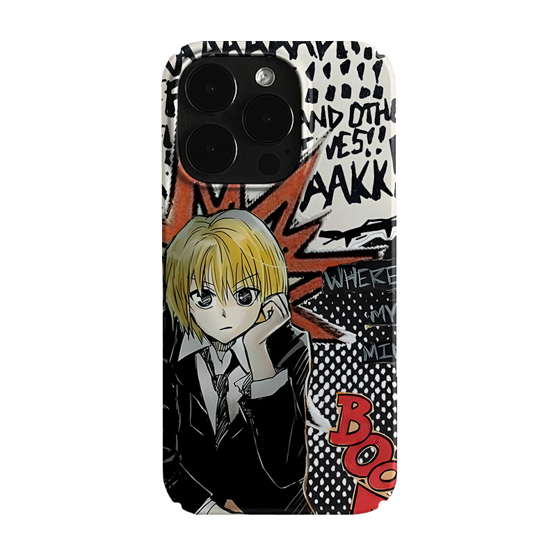 全职猎人库拉皮卡卡通艺术小众适用高级感卡通iPhone16pro+苹果15promax菲林手机壳新款13/1214proVIVO90