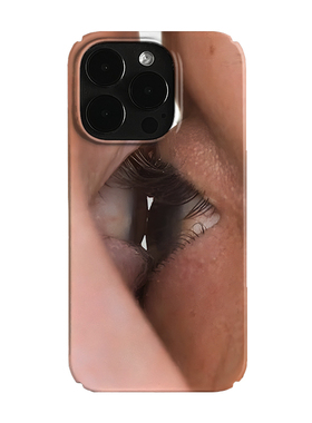 对视的眼睛艺术小众适用高级感卡通iPhone16pro+苹果15promax菲林手机壳新款13/1214proVIVO90