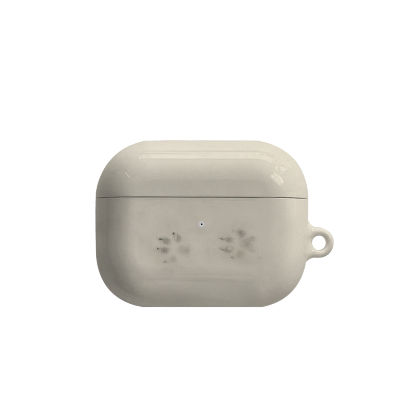 可爱爪印艺术适用苹果耳机保护套airpodspro2无线蓝牙耳机壳三代airpod二代ipod耳机套airpods3菲林