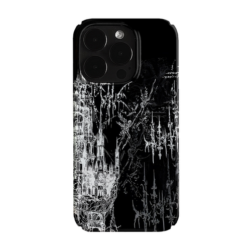 暗黑Y2K哥特古堡艺术潮流小众高级感卡通iPhone17pro+苹果16promax菲林手机壳新款14/15mini的适用华