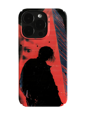 红色漫画男孩艺术小众适用高级感卡通iPhone16pro+苹果15promax菲林手机壳新款13/1214proVIVO90