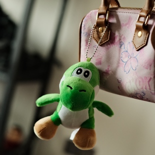 复古可爱小恐龙耀西挂件钥匙扣包挂痛包礼物送同学纪念品马里奥