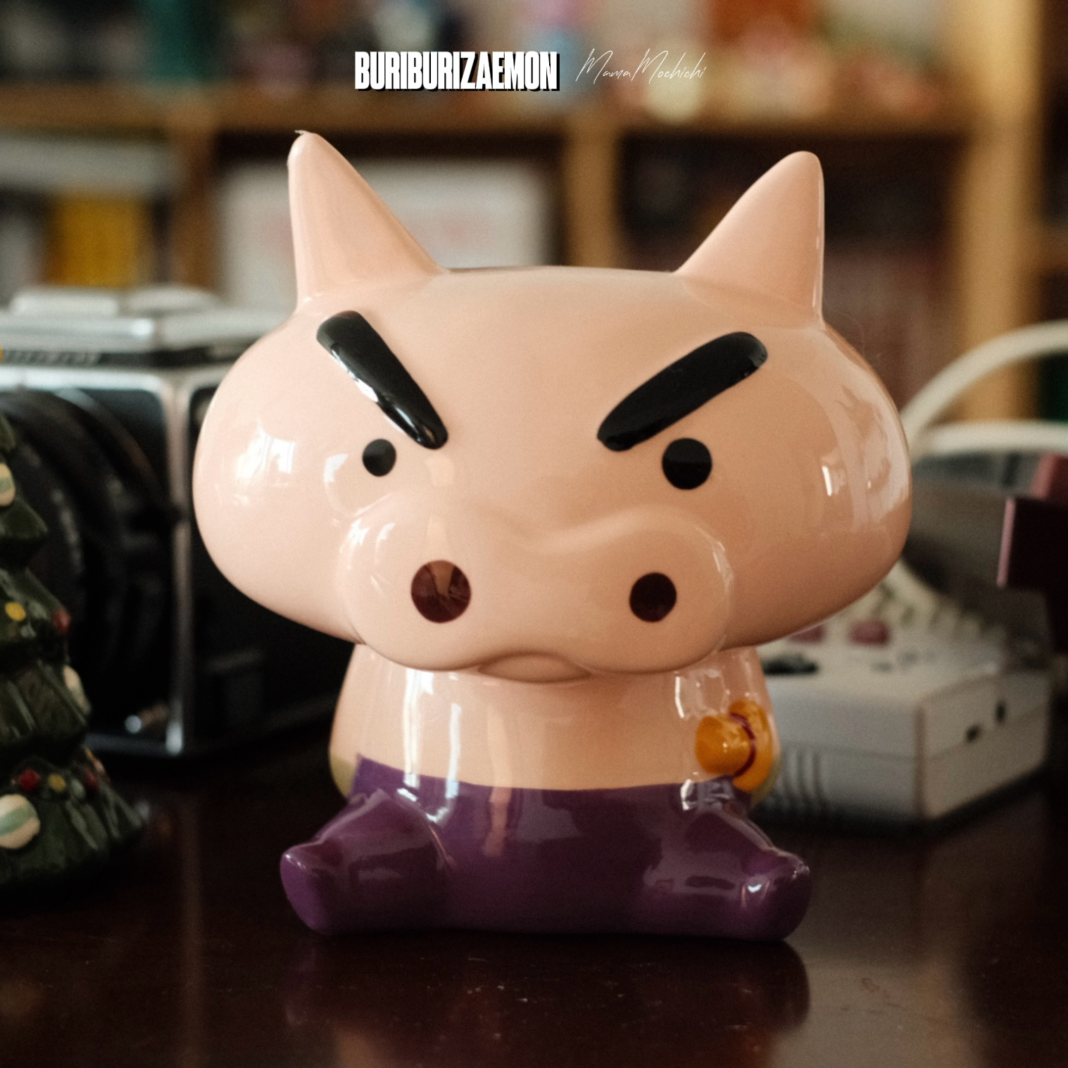 左卫门小猪陶瓷存钱罐公仔摆件