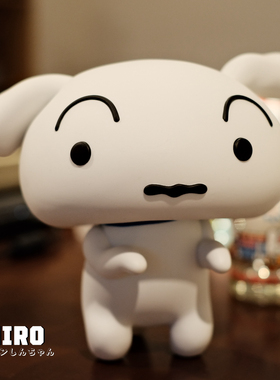 站立小狗登场是白神小白公仔模型