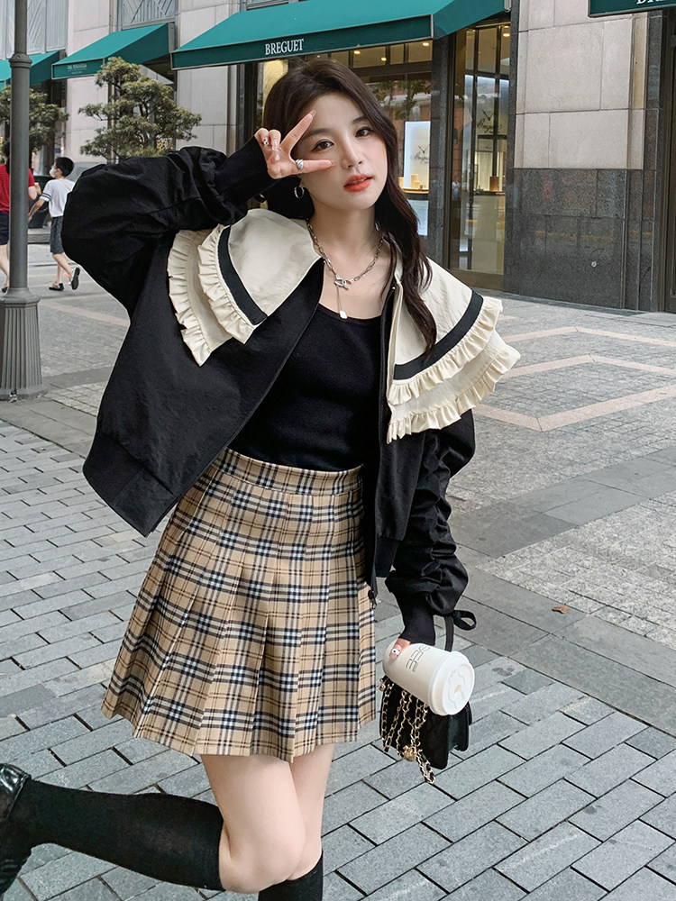 新款现货主推法式复古风春季短外套ZB100-X015-P125-K178,女装短外套,浙宝100