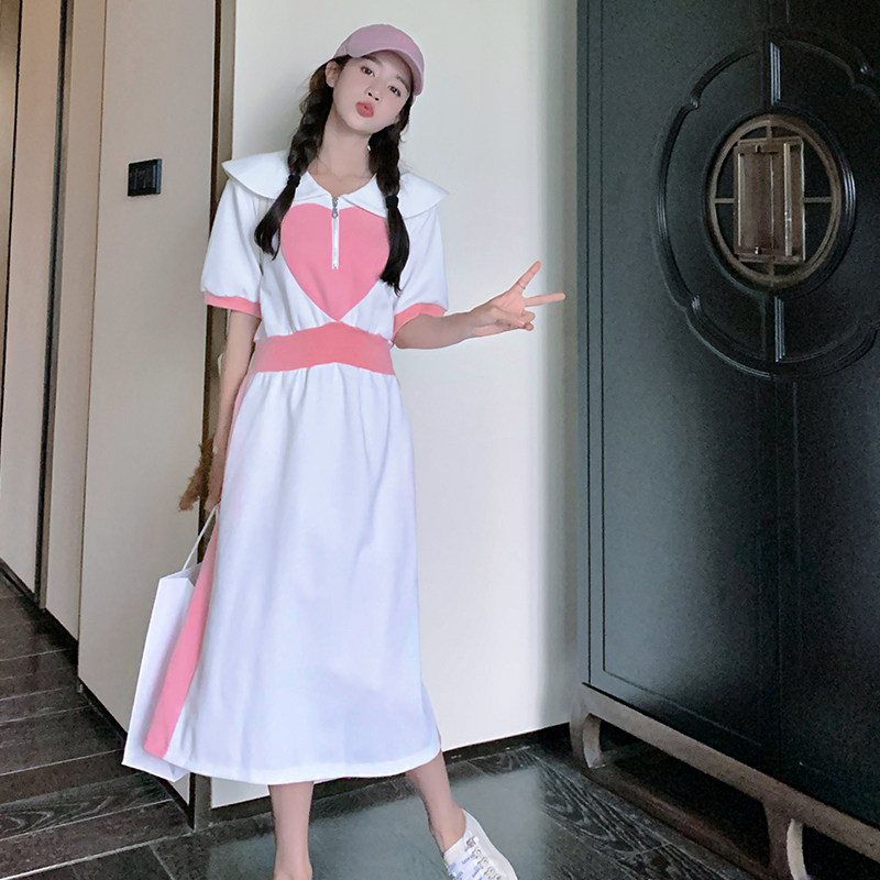 现货主推，数据长款针织拼接连衣裙女B100-3172-P115-k168,女装连衣裙,浙宝100