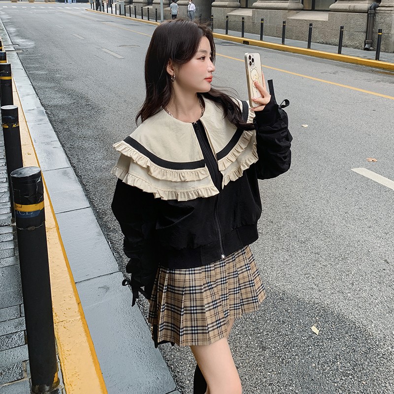 春装新款现货主推法式复古风短外套077-X015-P125-控178,女装短外套,浙宝100