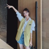 大量现货数据好，大货2023春季新款马甲077-2126-P75-K128，女装马甲，浙宝100