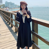 法式甜美气质连衣裙秋季X010-P-100控169无差价，女装连衣裙，浙宝100