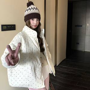[现货】数据，短款波点鸭绒羽绒服外套zB100-7031-p245-k348图片