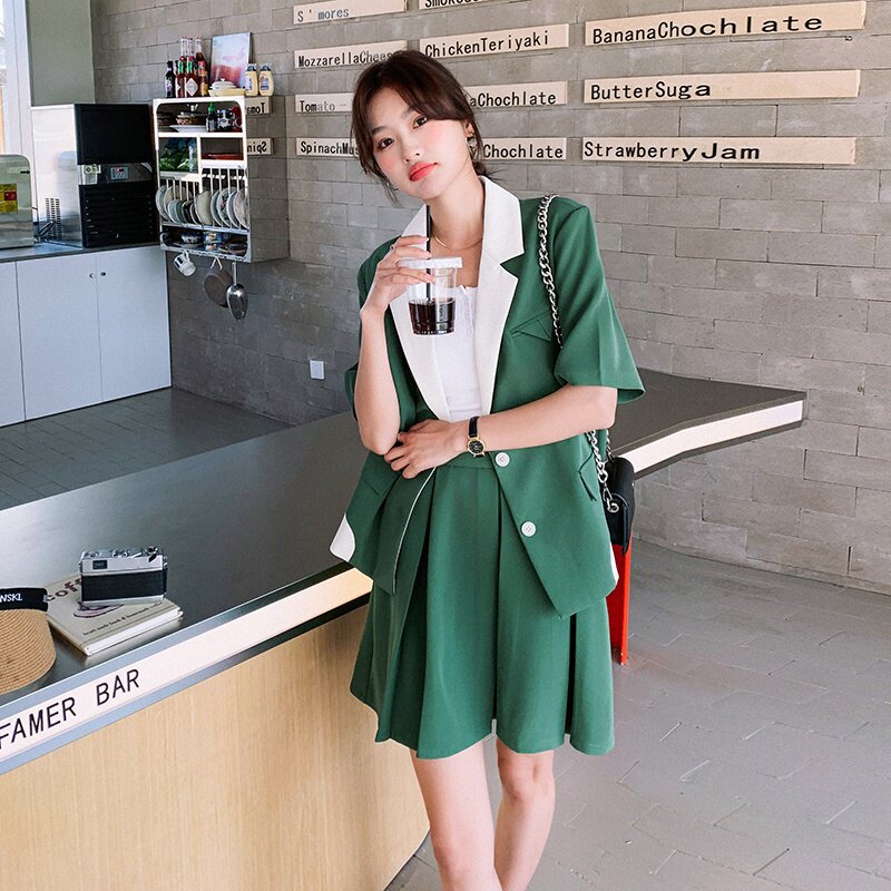原创，撞色新款套装出货中ZB100-3113-P135-K188,女装套装/套裙,浙宝100
