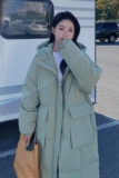 上身效果很好的冬季豆绿服，数据好可主推077-2302-P175-k258，女装棉衣/棉服，浙宝100