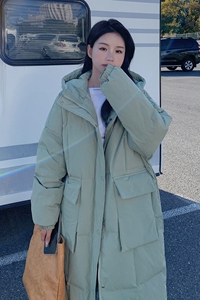 上身效果很好的冬季豆绿服，数据好可主推077-2302-P175-k258图片