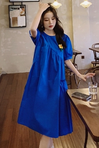 现货数据很好，克莱因蓝连衣裙077-2255-P80无差价K138图片
