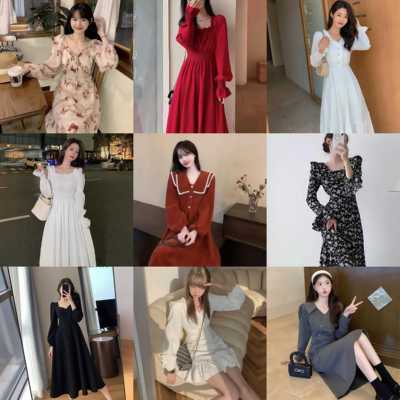 QY2025秋季新款碎花连衣裙女小个子纯欲风收腰显瘦包臀裙