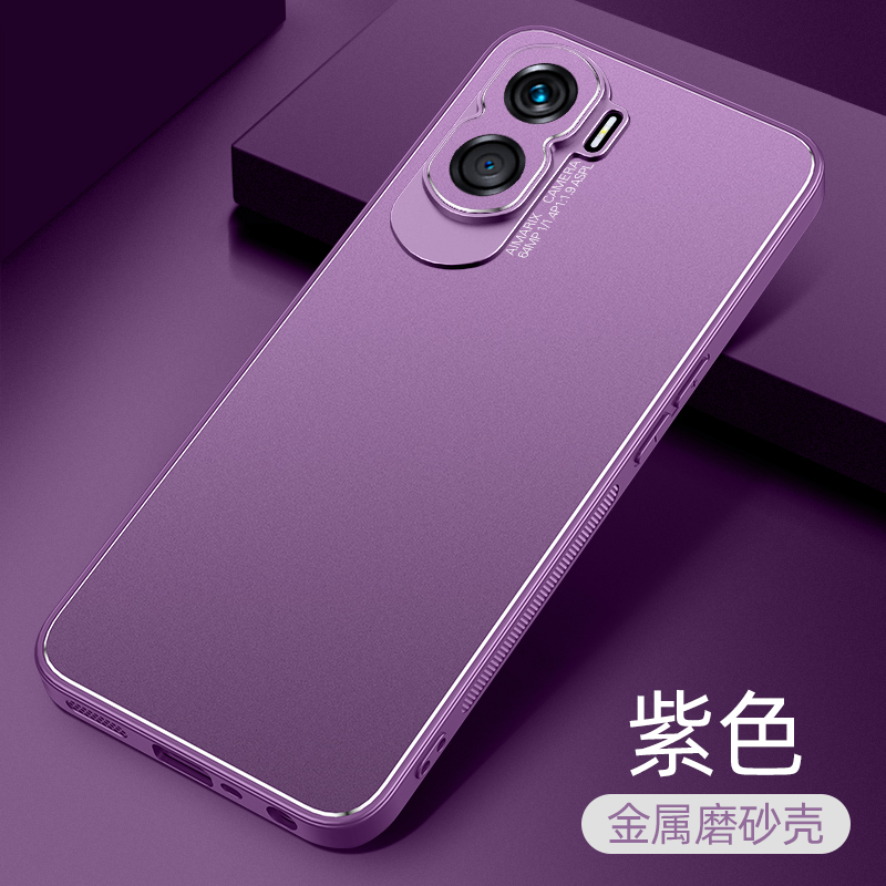 适用香港华为荣耀90Lite手机壳Honor90青春版国际5G保护金属套CRT一NX1镜头全包CRTNX1外壳男女生防摔软边硬