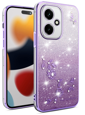 适用华为荣耀400手机壳honor400pro保护渐变套DNN一AN00镜头全包DNP防摔pr0软壳por女生ANOO新款外壳闪粉水钻