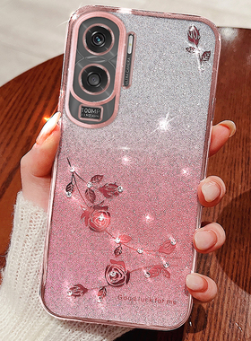 适用国外华为荣耀90Lite手机壳Honor90青春版国际5G保护套CRT一NX1渐变硅胶CRTNX1软外壳网红女生ins全包防摔