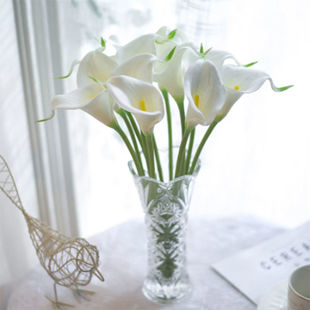 Fake For Flower Artificial Flowers Calla Bouquet 5Pcs