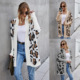 Loose Cardigan 2025 Jacket Leopard Fashion Women Knit