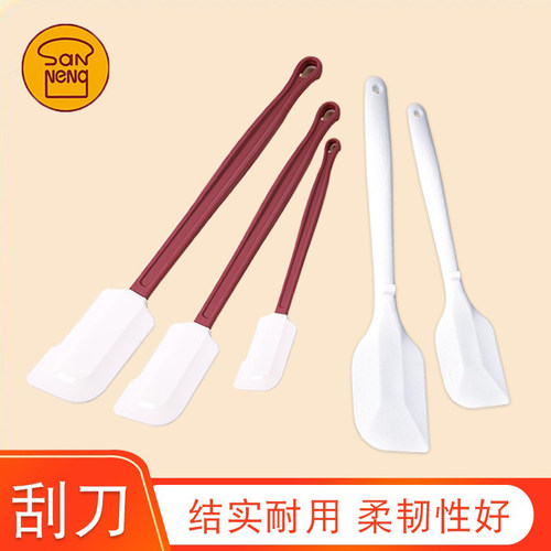 三能耐高热硅胶硬刮刀高温搅拌