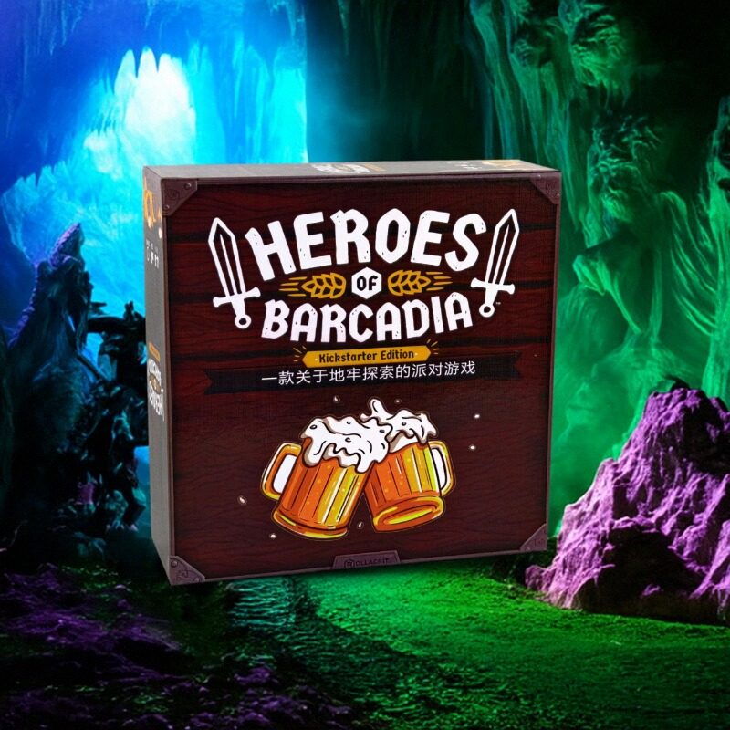 喝酒醉闯地城Heroes of Barcadia中文版英雄轰趴聚会欢乐桌游