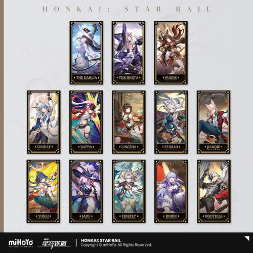 正版 崩坏：星穹铁道二周年纪念收藏卡盲盒（A组）游戏二次元周边