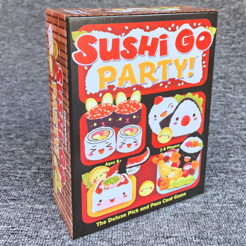益智亲子桌游玩具寿司狗派对桌游sushi go party儿童桌面游戏卡牌