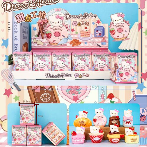 新品甜点工坊盲盒甜品主题潮玩手办摆件4.4*3.5cm可爱少女心公仔
