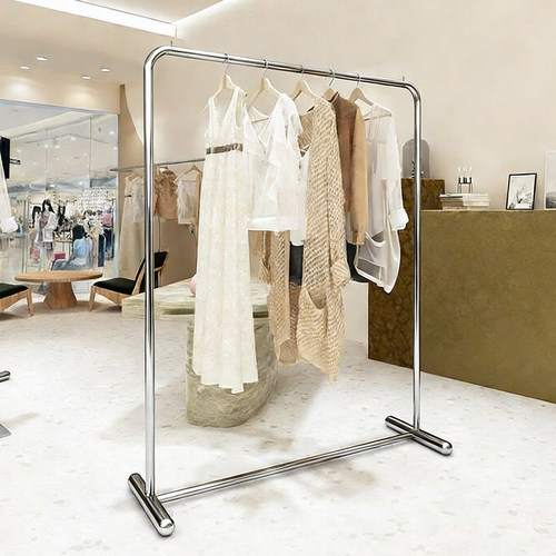 服装店展示架不锈钢挂衣架