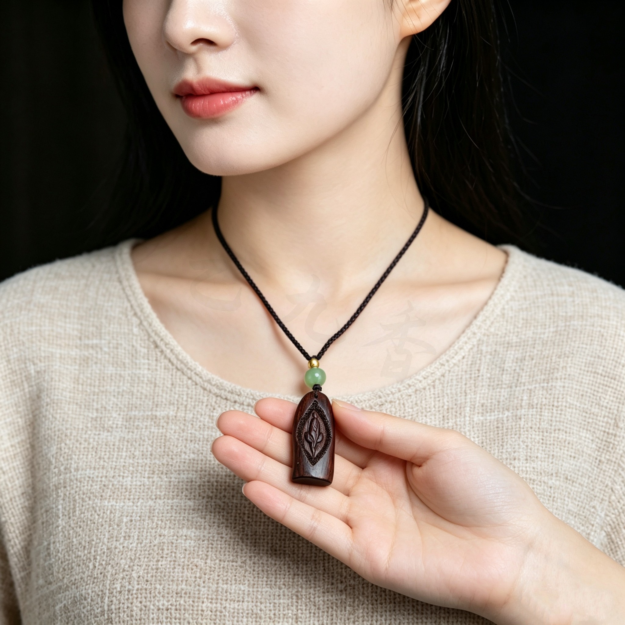 海南降真香级品沉水吊坠老料大叶全满油鼎品复古禅意随形挂件收藏