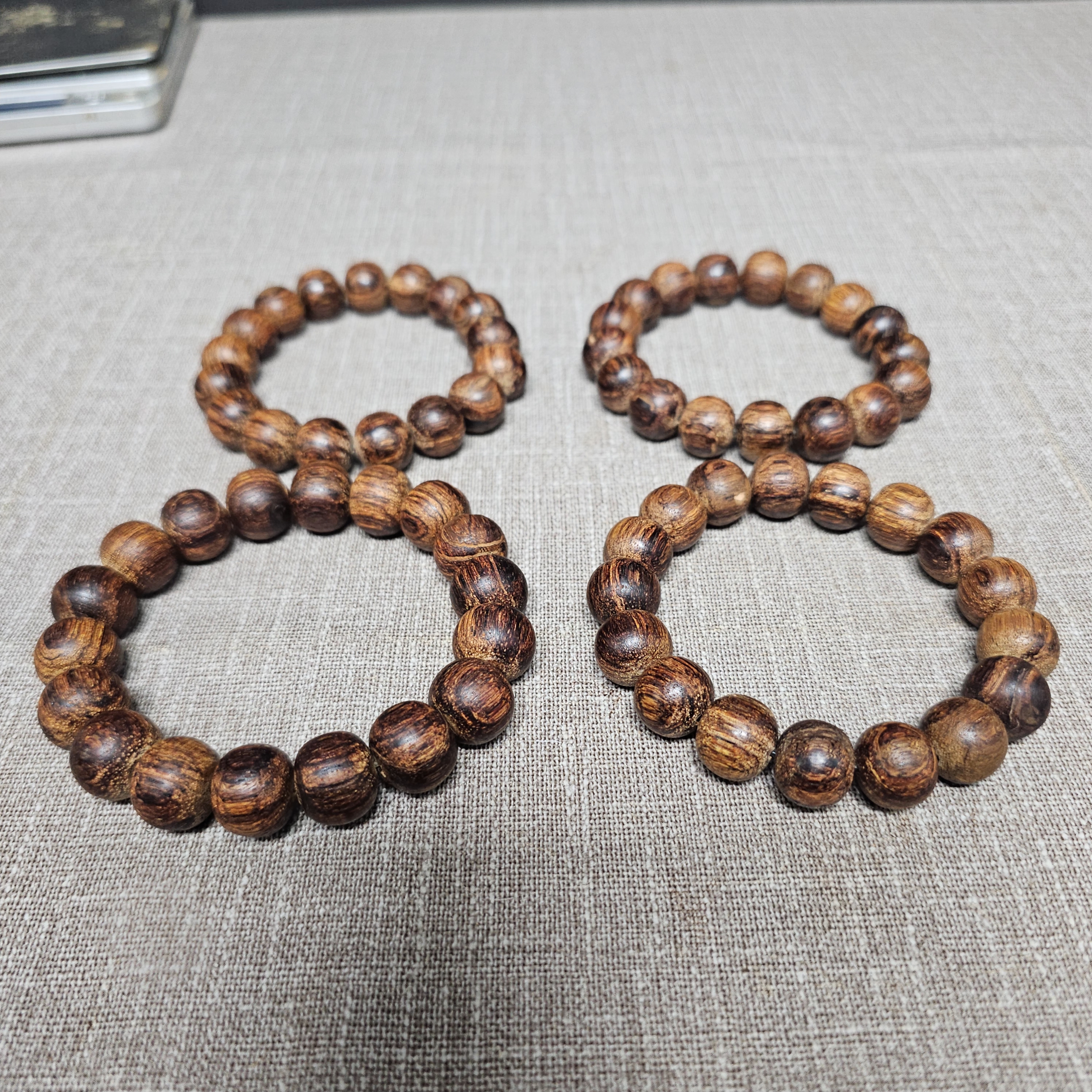 老挝降真香大叶老珠手串13/14mm天然花香老料性价比高赠养珠香粉