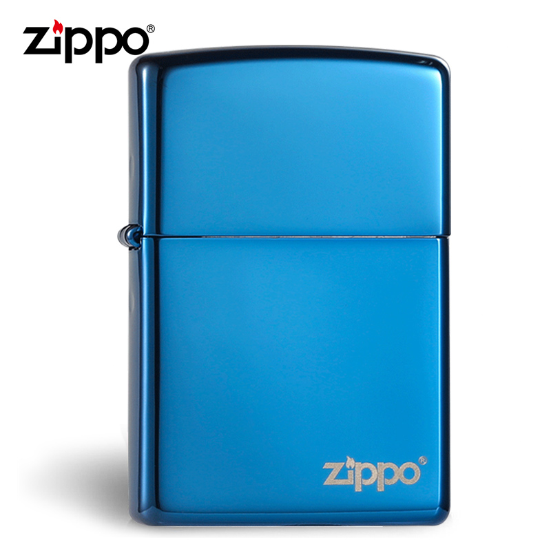 ZIPPO打火机正版 美国原装男士官方防风 蓝冰标志正品专柜打火机