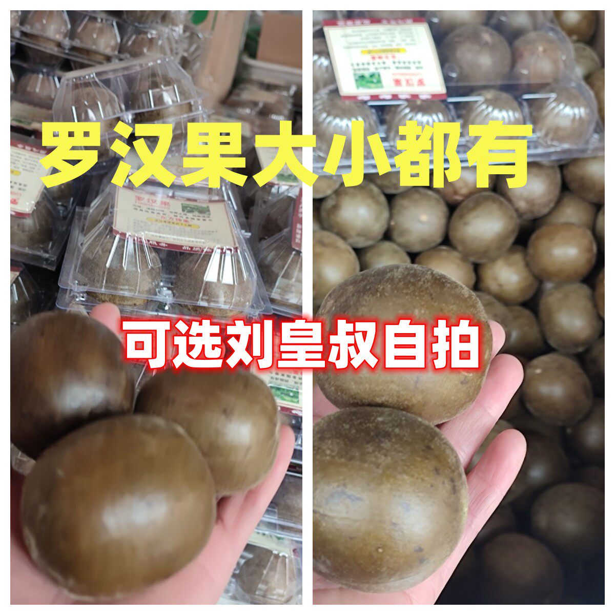 正品中药材罗汉果干果大果广西桂林特产花茶泡茶罗汉果茶胖大海茶