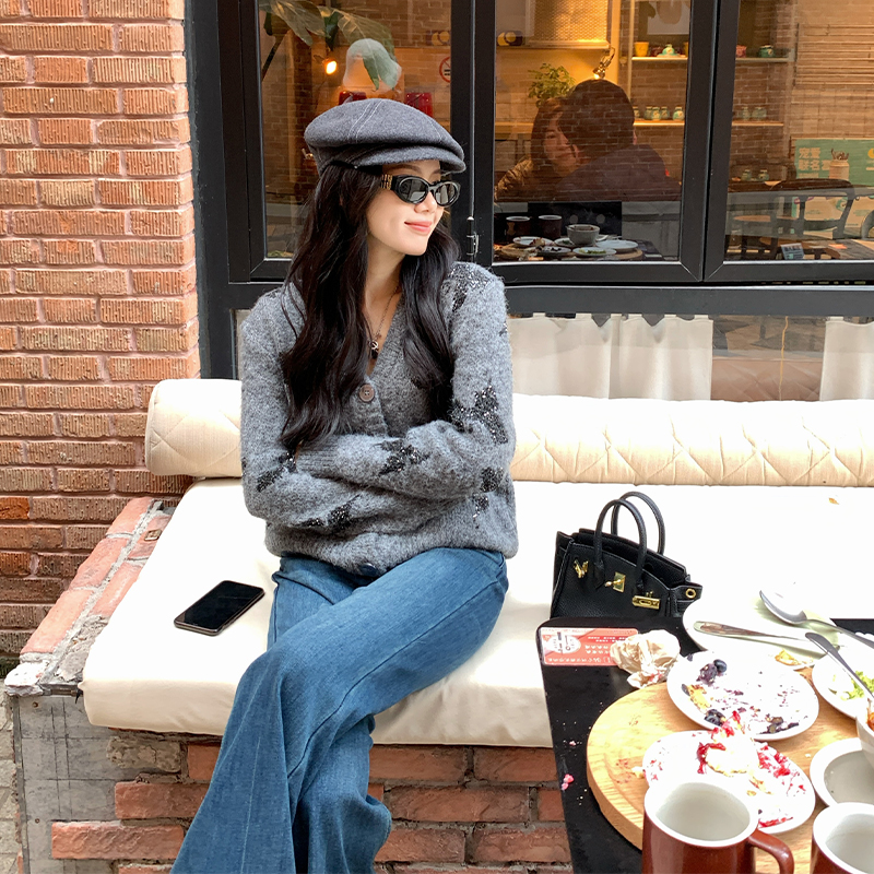 针织开衫外套本希benxe/