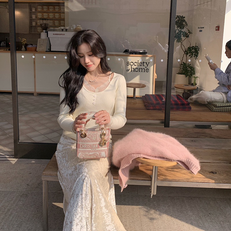 针织打底上衣本希benxe