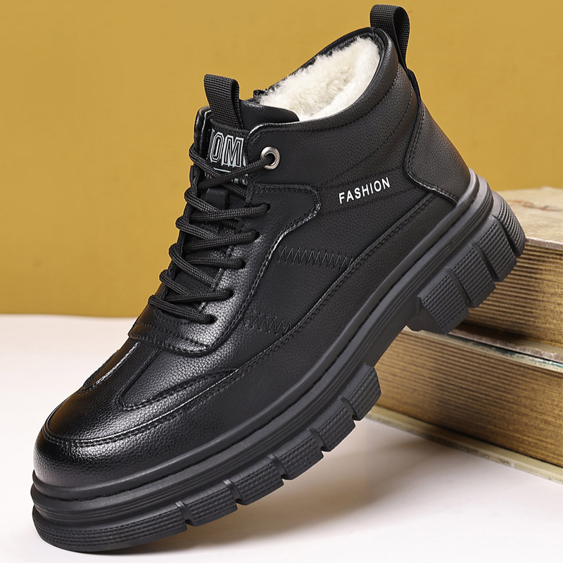 棉鞋男2025冬季新款加绒保暖高帮