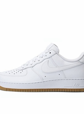 Nike Air Force 1 空军一号 板鞋 轻便舒适白色/生胶底嘉兴仓