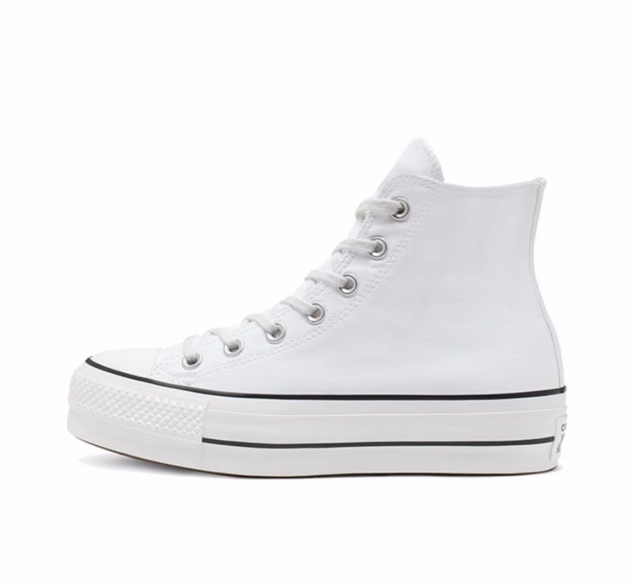 匡威Converse/匡威帆布鞋厚底增高 女款 白色 560846C 重庆Tr仓