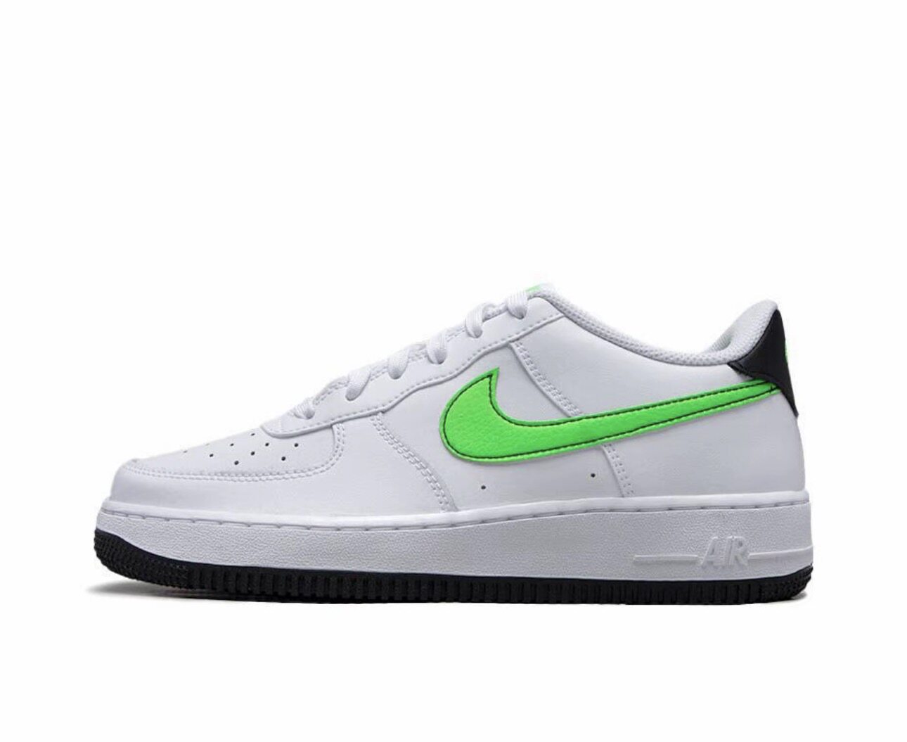 NikeAir Force 1 GS 低帮 板鞋 白绿 FV5948-106 重庆Tr仓