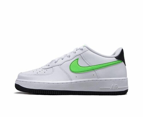 NikeAir Force 1 GS 低帮 板鞋 白绿 FV5948-106 重庆Tr仓